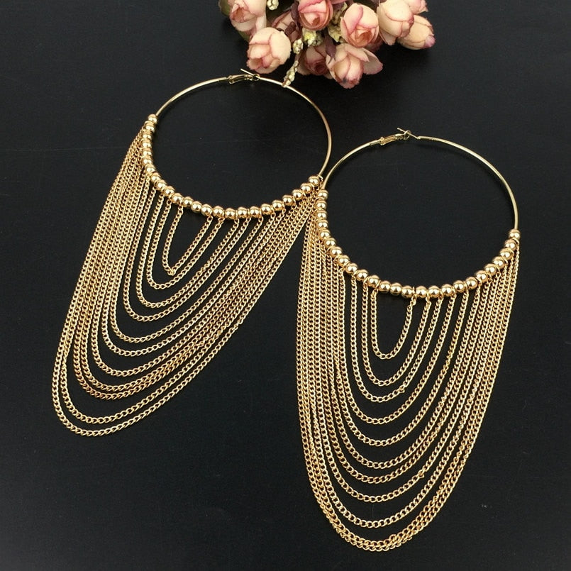 Boho Chic Round tassels Earrings - Top Boho