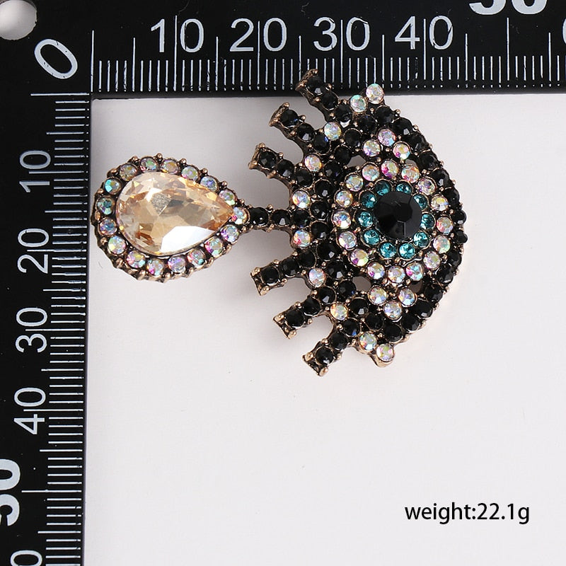 Boho Evil Eye Dangle Earrings