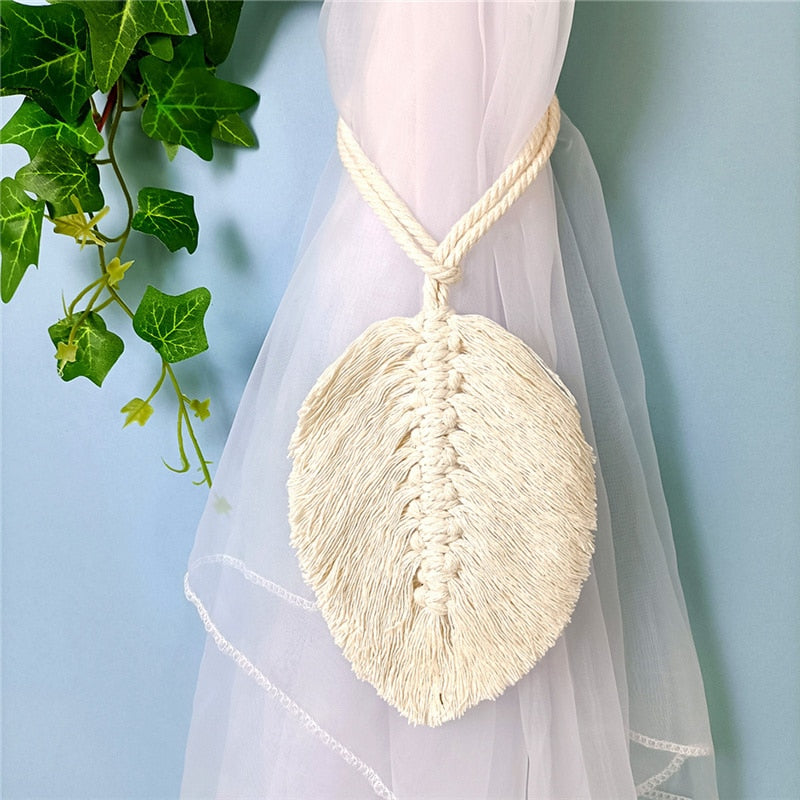 Boho Handmade Macrame Curtain Tieback