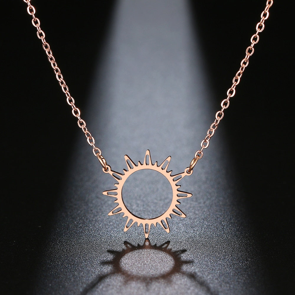 Boho Sun Hollow Out Pendant - Top Boho