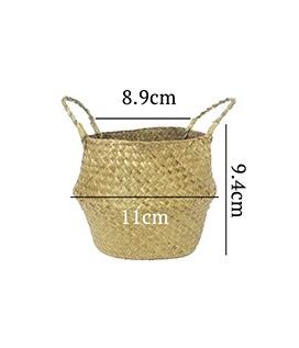 Bohemian Seaweed Wicker Basket - Top Boho