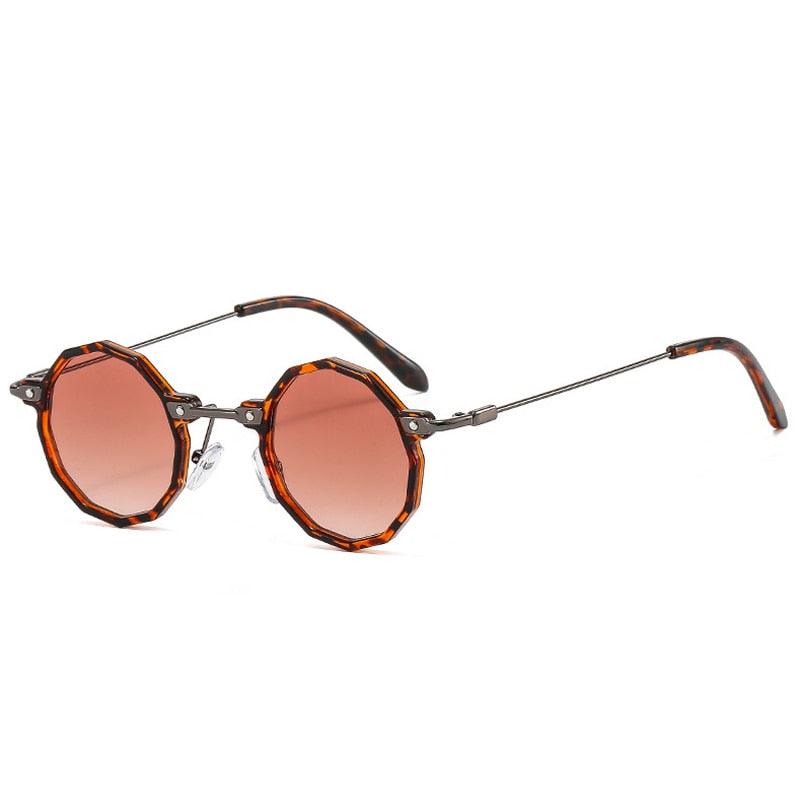 Retro Round Polygon Sunglasses - Top Boho
