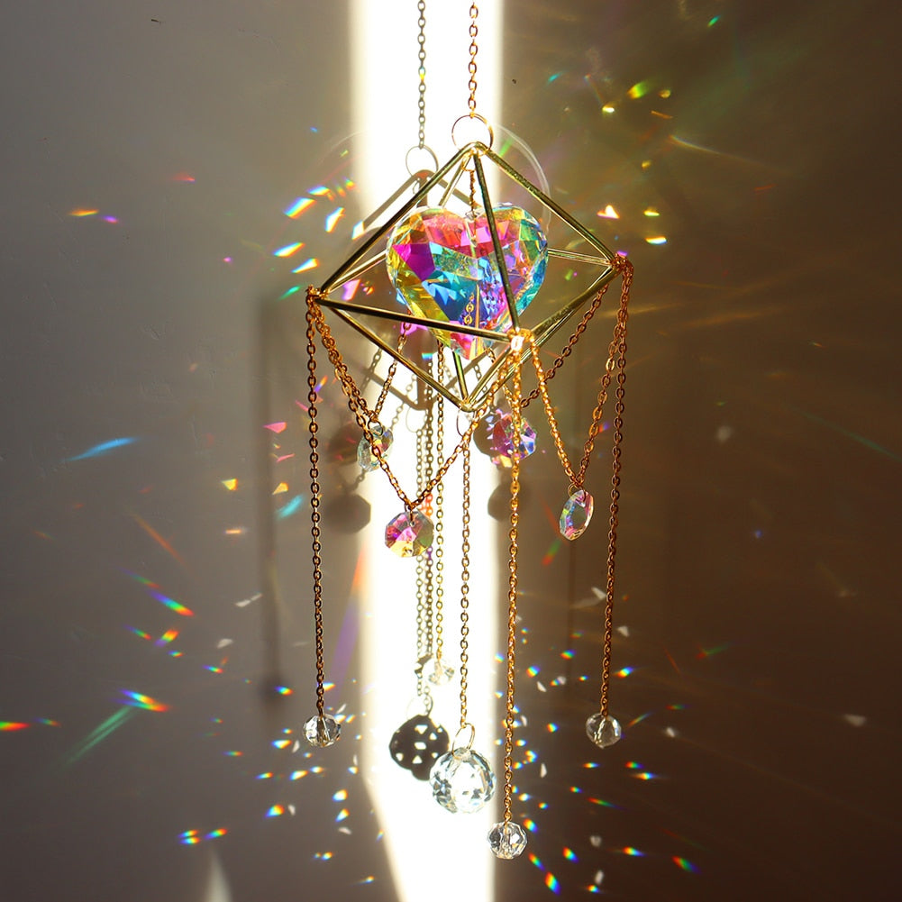 Crystal Pendant Wind Chime - Top Boho
