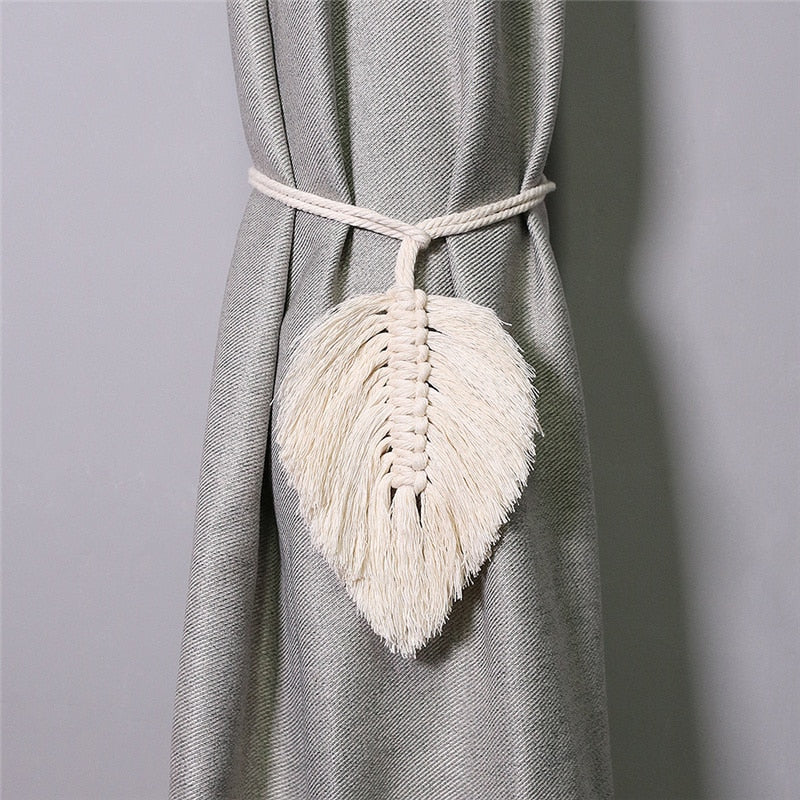 Boho Handmade Macrame Curtain Tieback