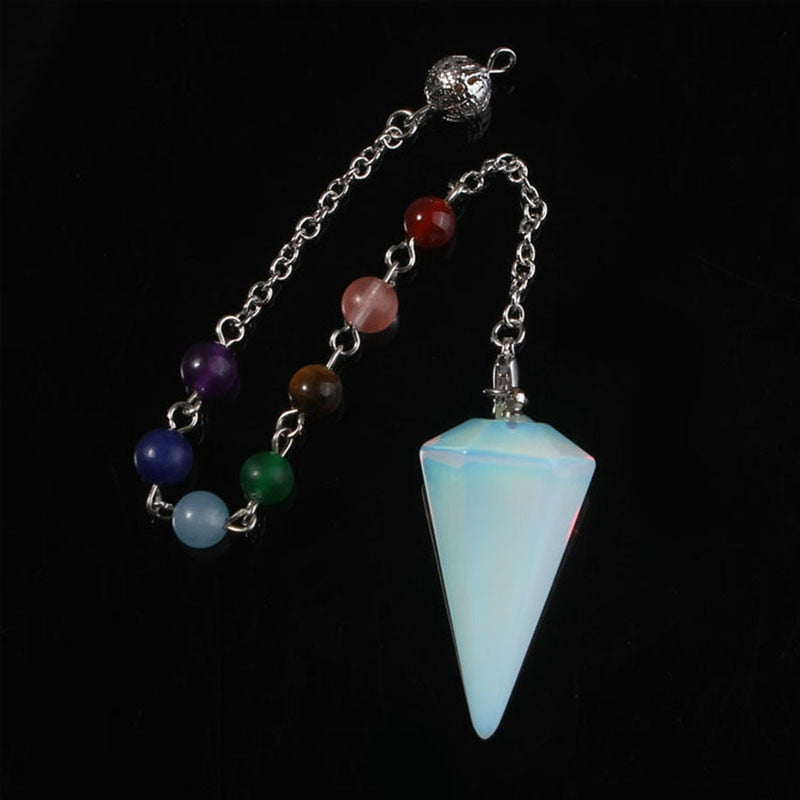 Natural Stones Pendulum Necklace