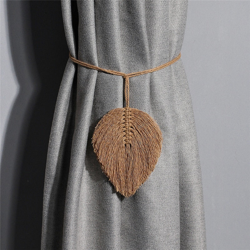 Boho Handmade Macrame Curtain Tieback