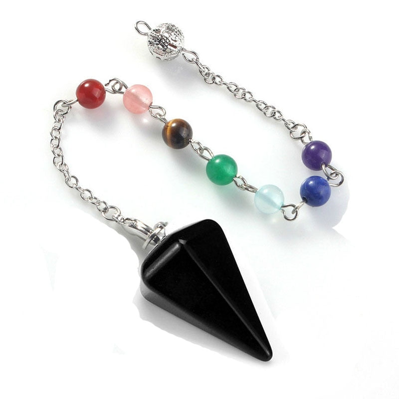 Natural Stones Pendulum Necklace