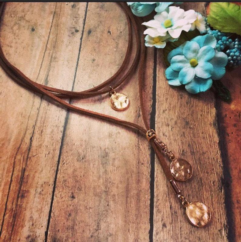 Boho Hammer Coin Choker Necklace - Top Boho
