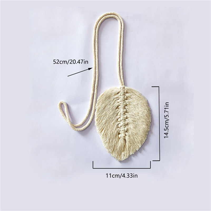 Boho Handmade Macrame Curtain Tieback