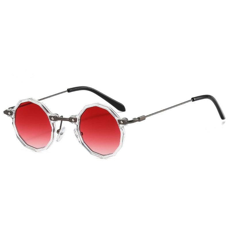 Retro Round Polygon Sunglasses - Top Boho
