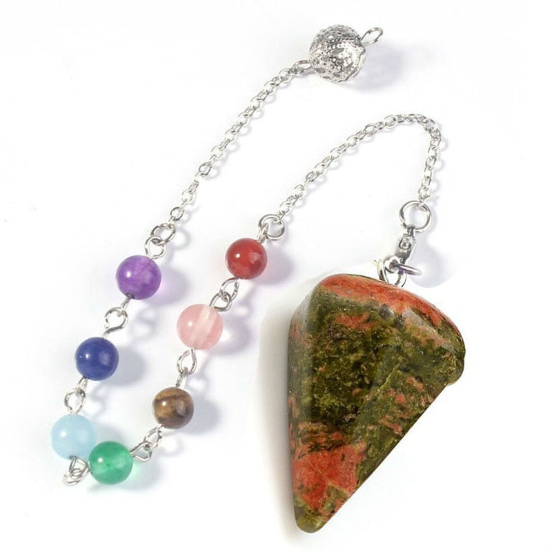 Natural Stones Pendulum Necklace