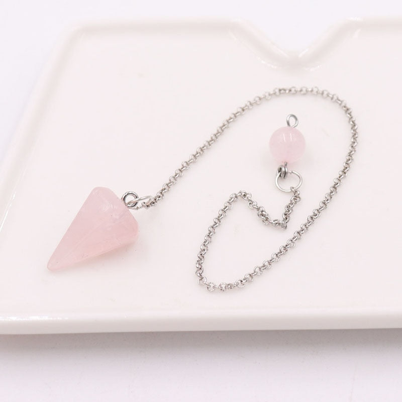 Natural Stones Pendulum Necklace