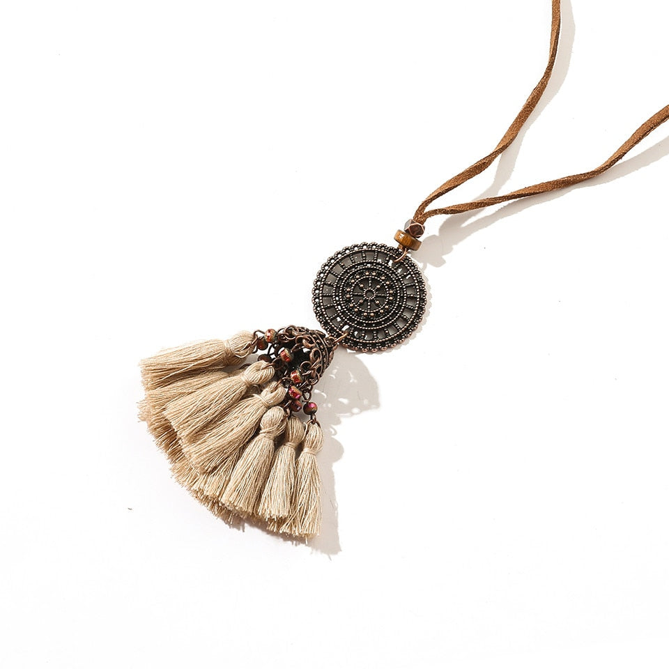 Boho Sundry Color Tassel Pendants