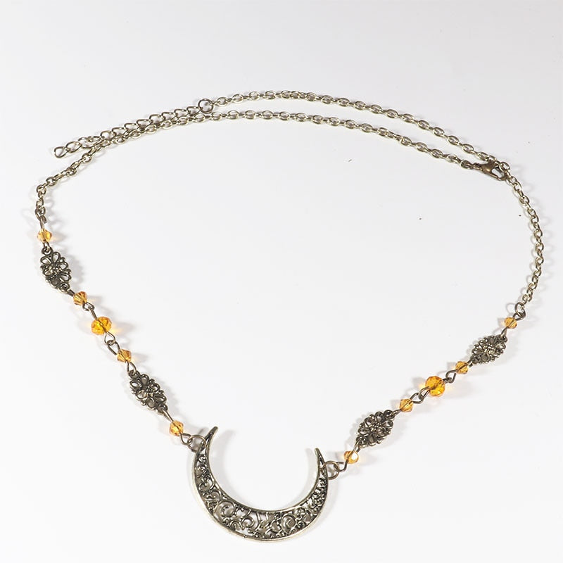 Moon Pattern Head Chain - Top Boho
