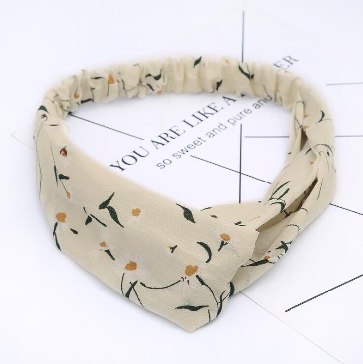 Boho Cross Knotted Bow Headband