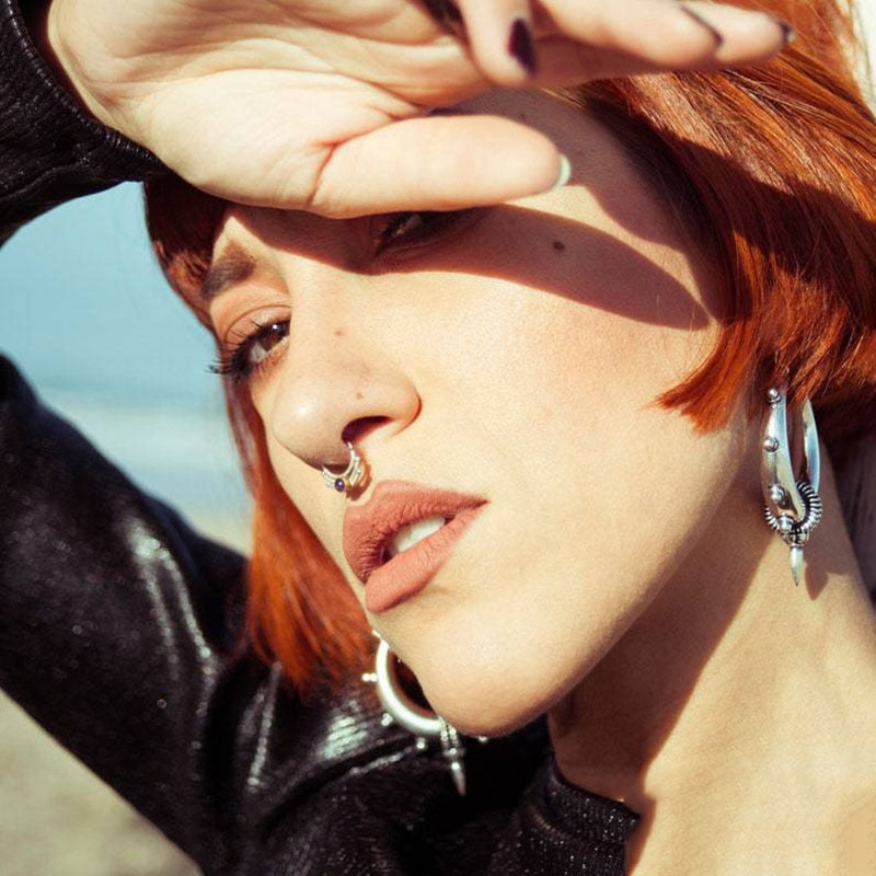 Antique Silver Gypsy Earrings - Top Boho