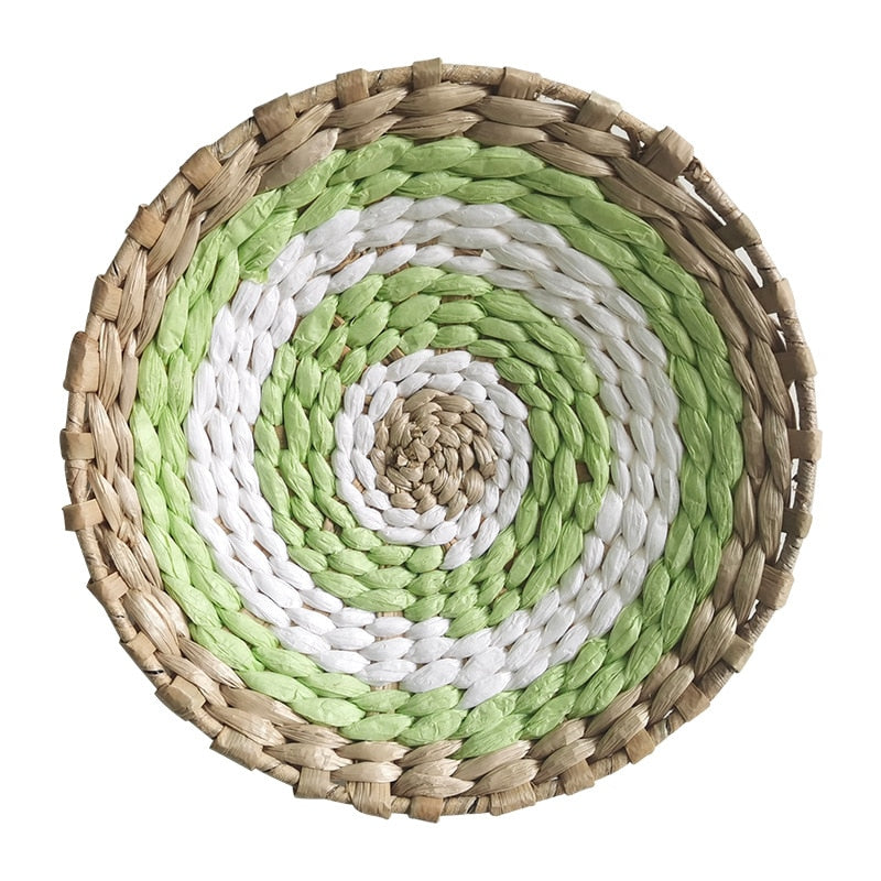 Boho Nordic Woven Grass Wall Decoration