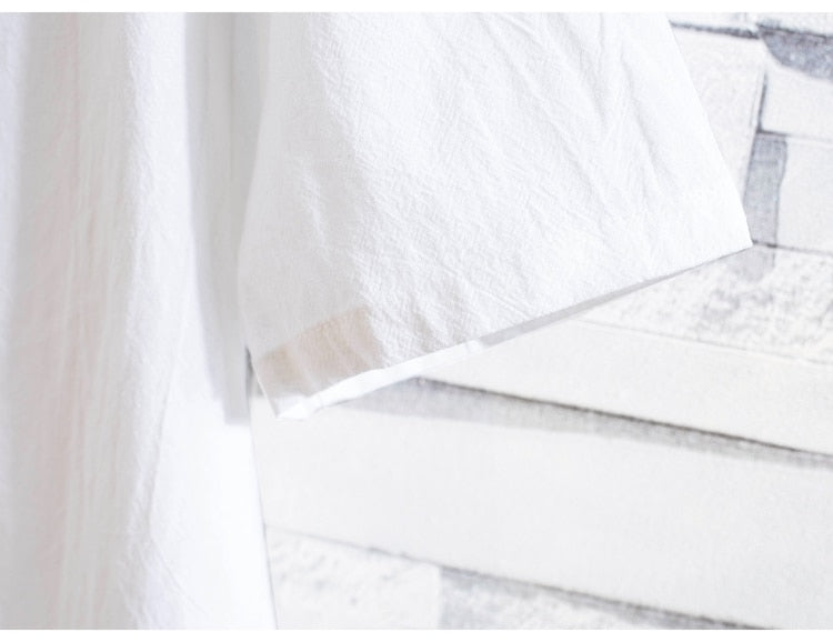 Cotton Short Sleeve Shirt & Pant Set - Top Boho