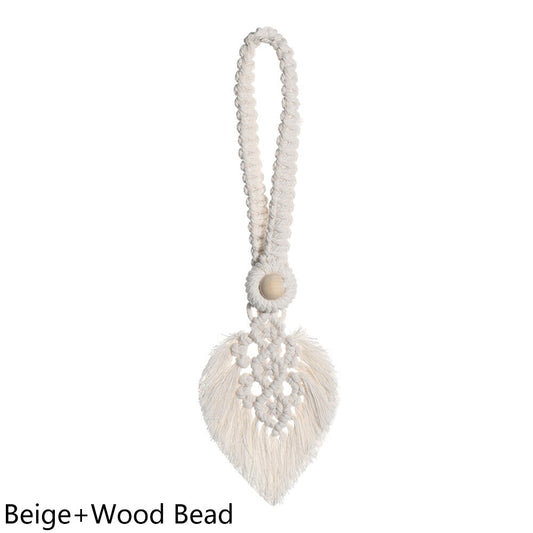 Boho Leaf Curtain Tieback - Top Boho