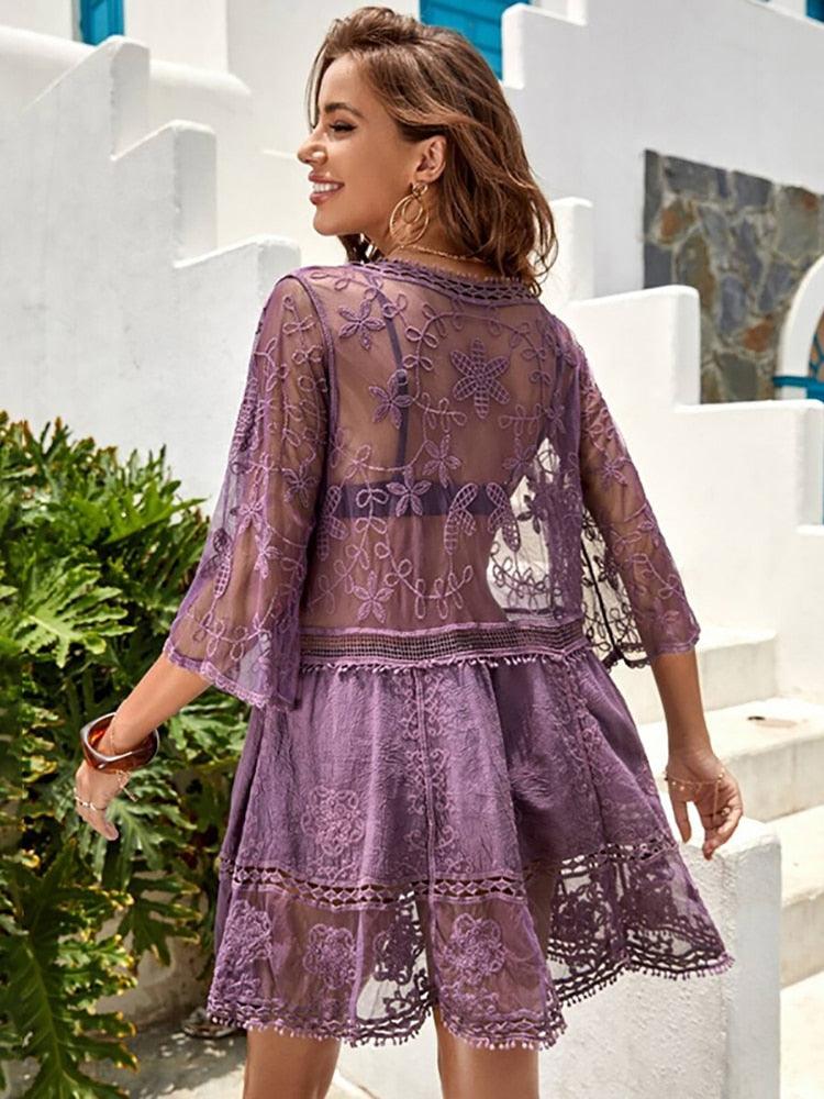 Boho Chic Lace Dress - Top Boho