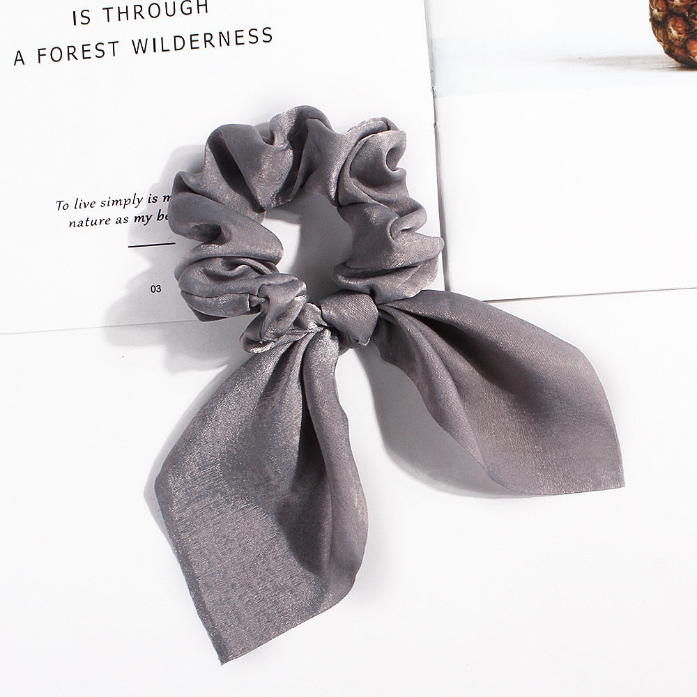 Boho Floral Bowknot Hair Ties