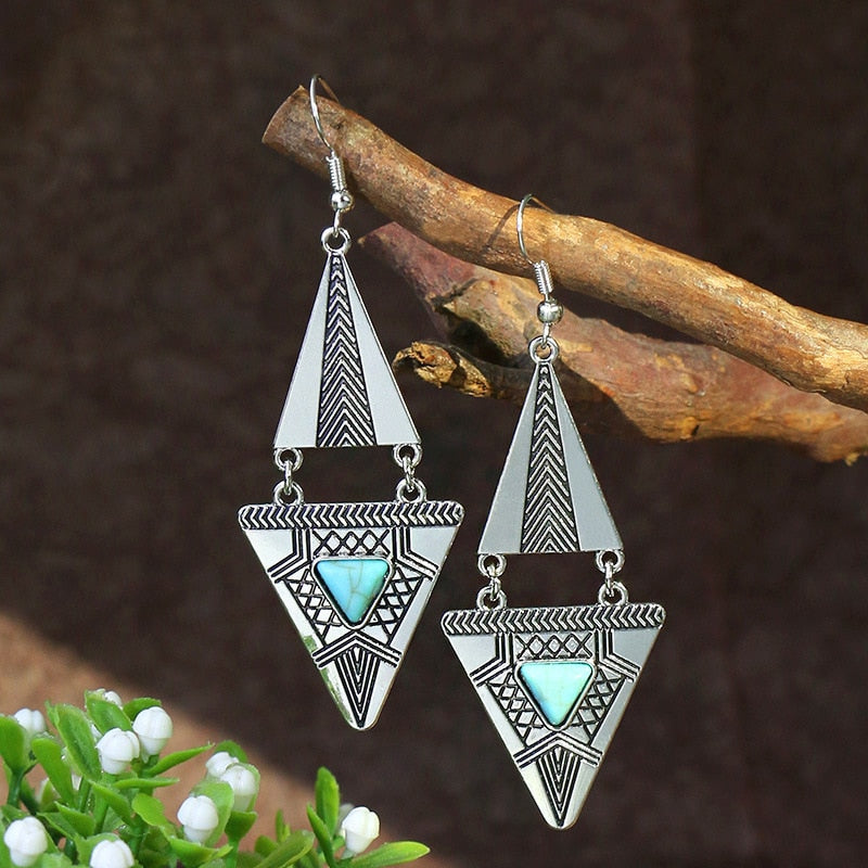 Boho Vintage Drop Earrings