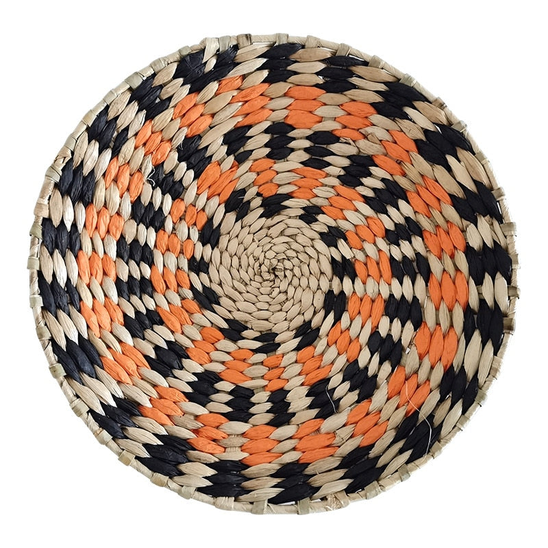 Boho Nordic Woven Grass Wall Decoration