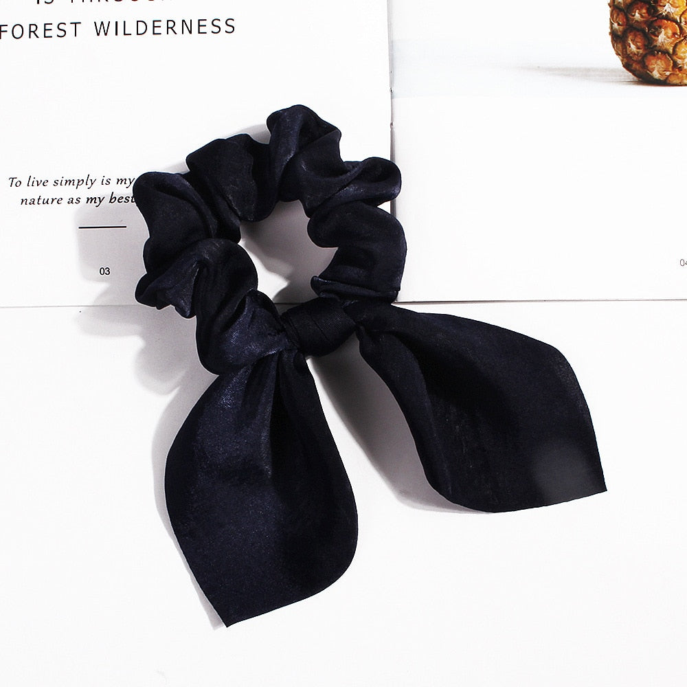 Boho Floral Bowknot Hair Ties