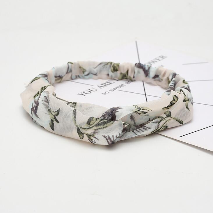 Boho Cross Knotted Bow Headband