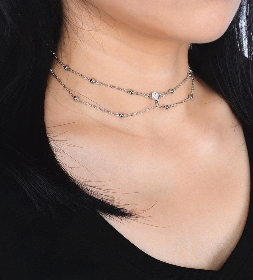 Boho Rhinestones Bra Chain - Top Boho