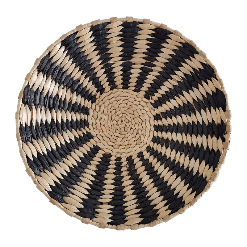 Boho Nordic Woven Grass Wall Decoration