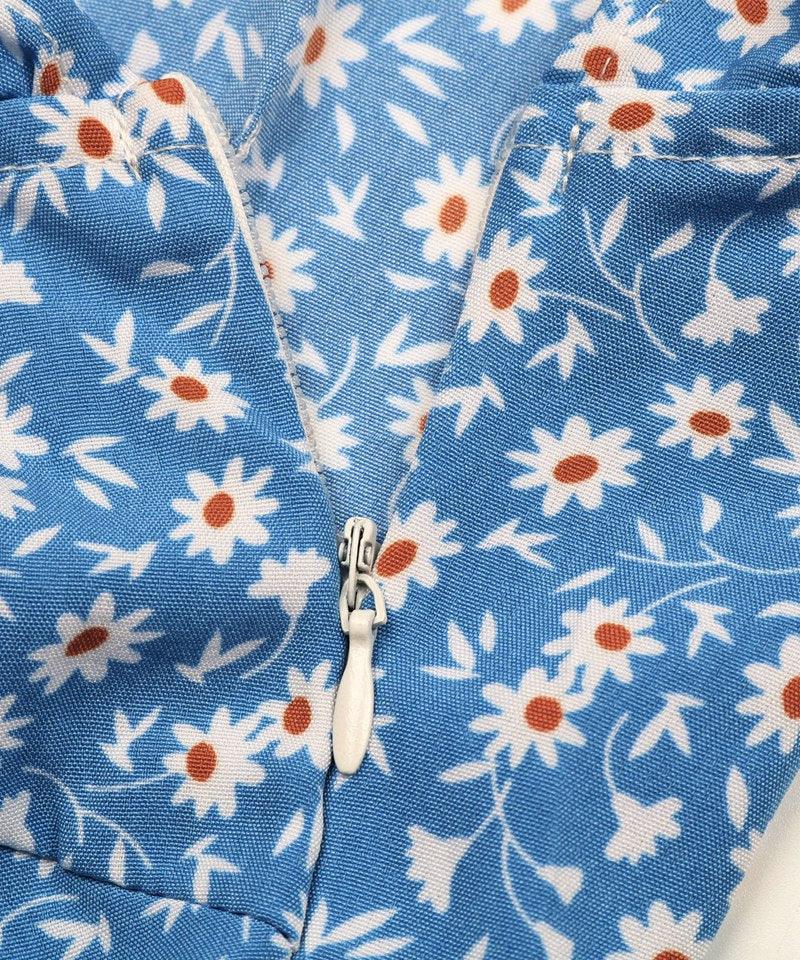 Retro Bohemian Floral Dress - Top Boho