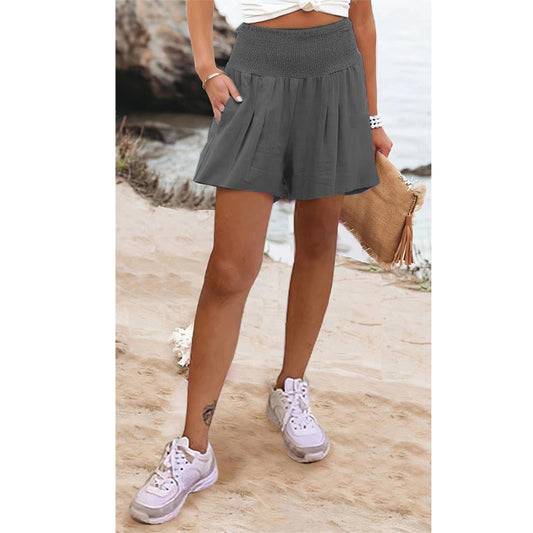 Boho High Waist Casual Shorts - Top Boho