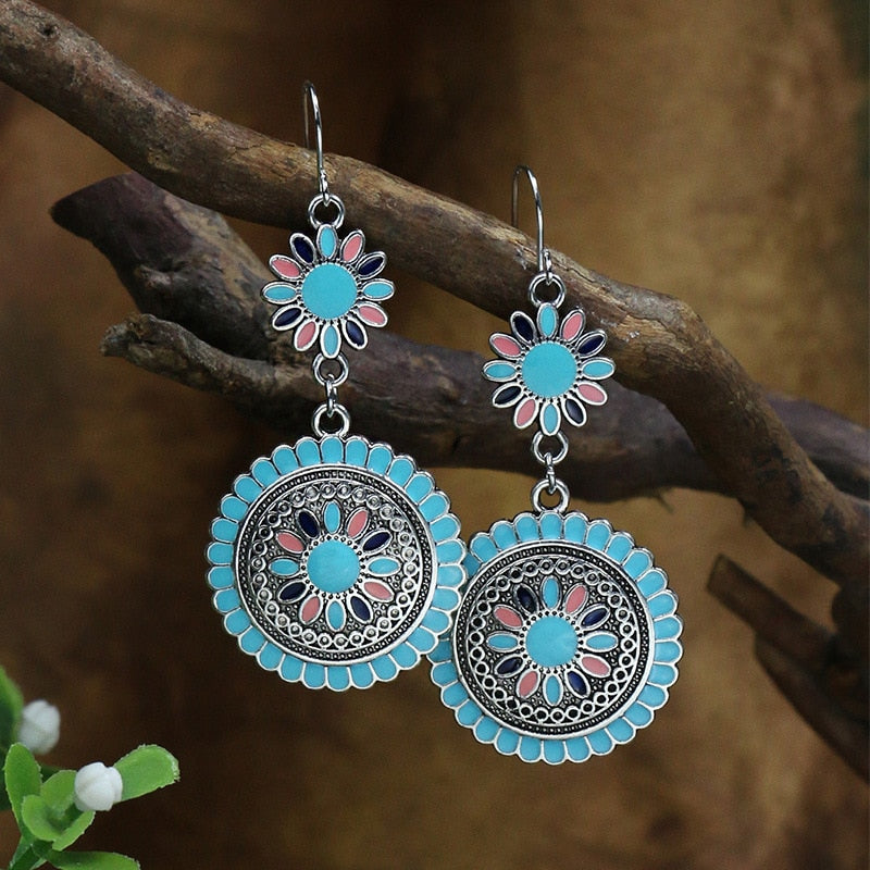 Boho Vintage Drop Earrings
