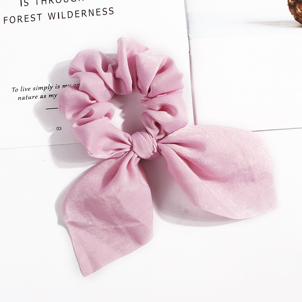 Boho Floral Bowknot Hair Ties