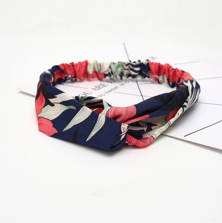 Boho Cross Knotted Bow Headband
