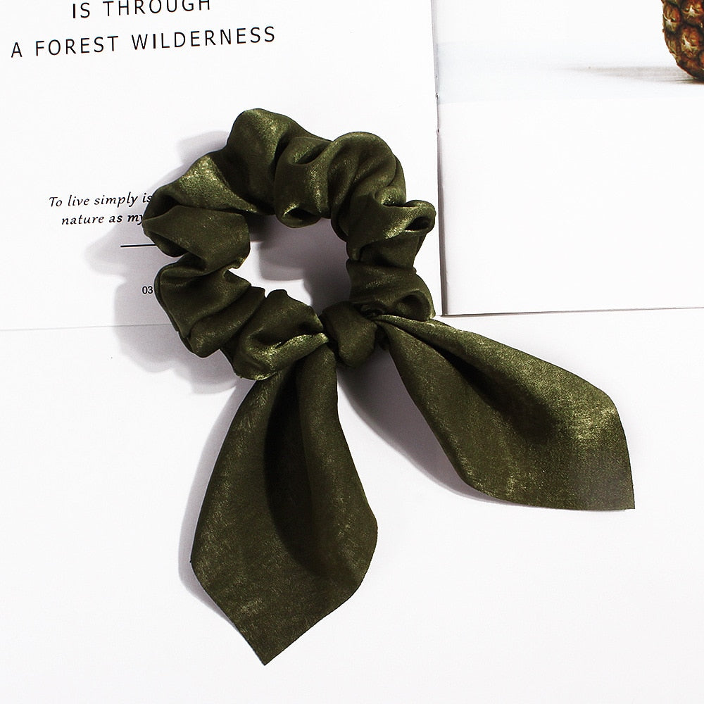 Boho Floral Bowknot Hair Ties