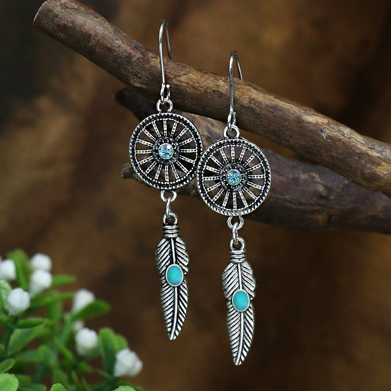 Boho Vintage Drop Earrings