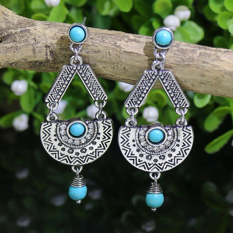 Boho Vintage Drop Earrings
