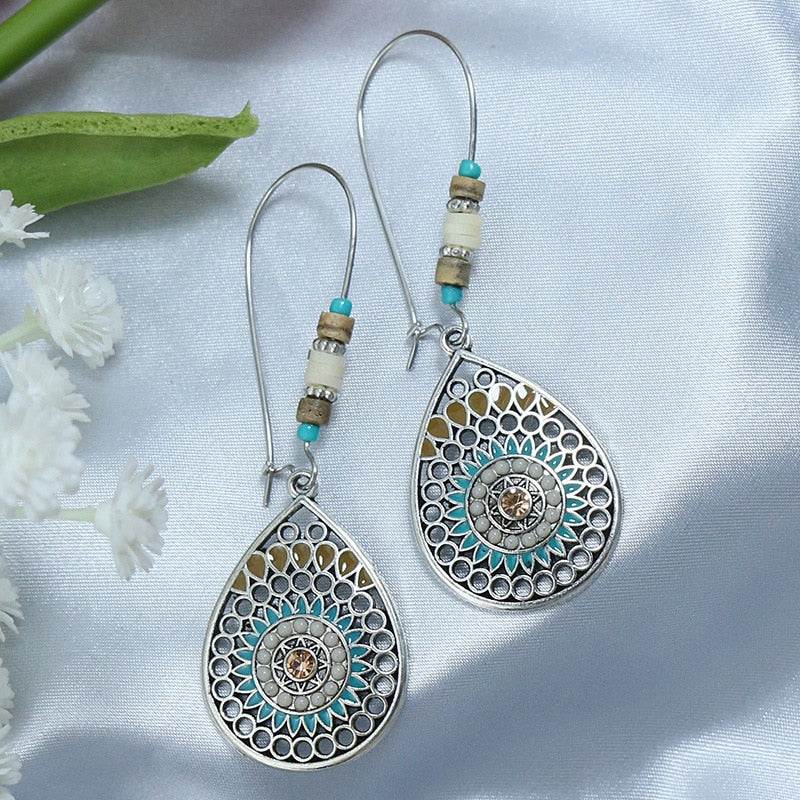 Boho Vintage Drop Earrings