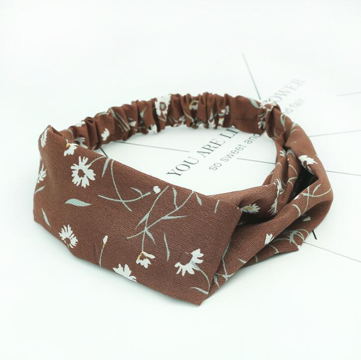Boho Cross Knotted Bow Headband