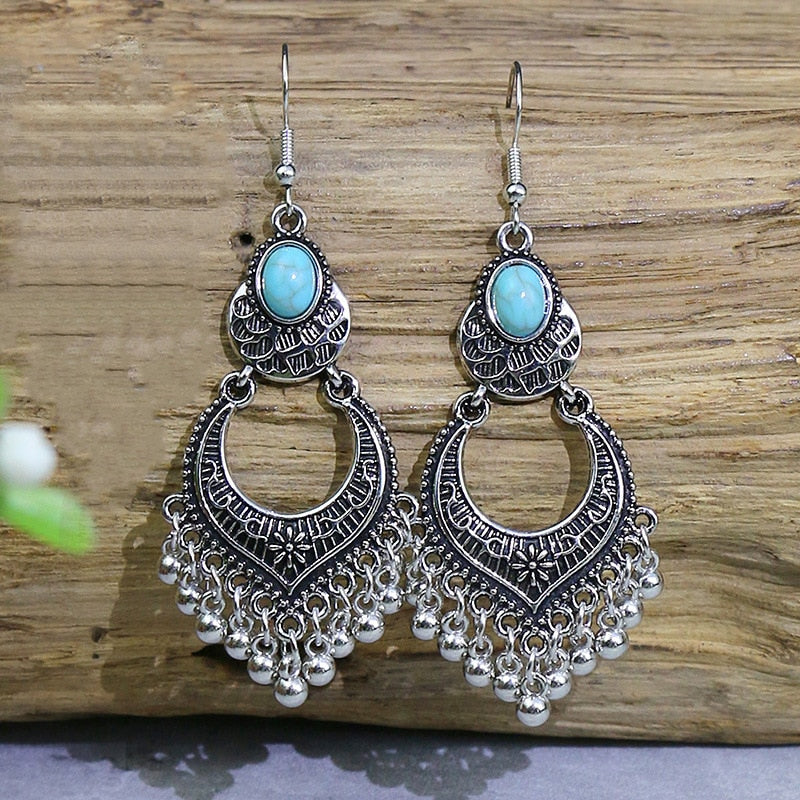 Boho Vintage Drop Earrings