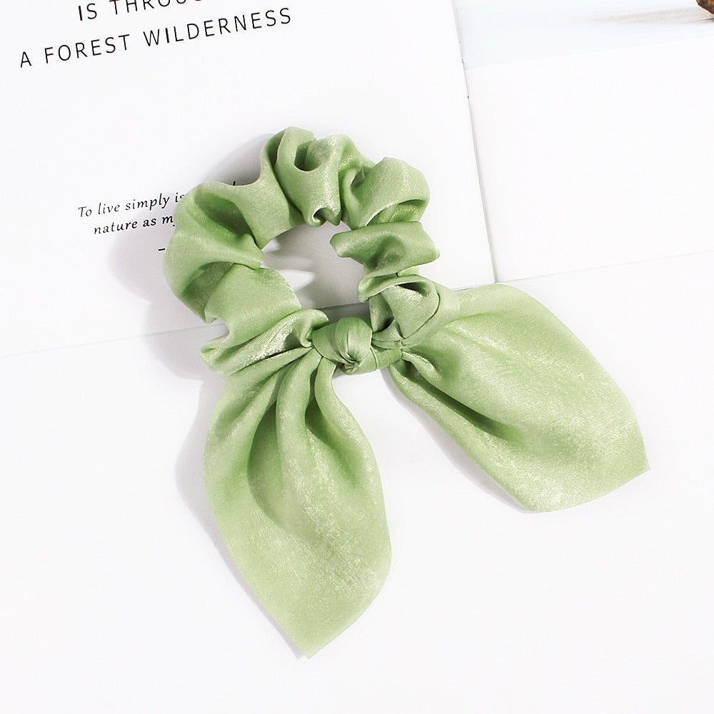 Boho Floral Bowknot Hair Ties