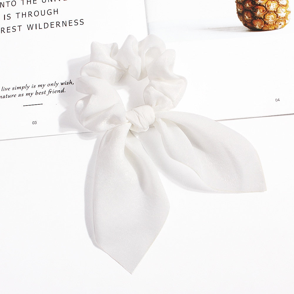 Boho Floral Bowknot Hair Ties