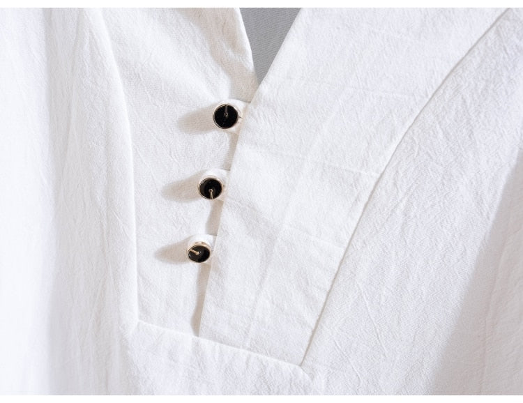 Cotton Short Sleeve Shirt & Pant Set