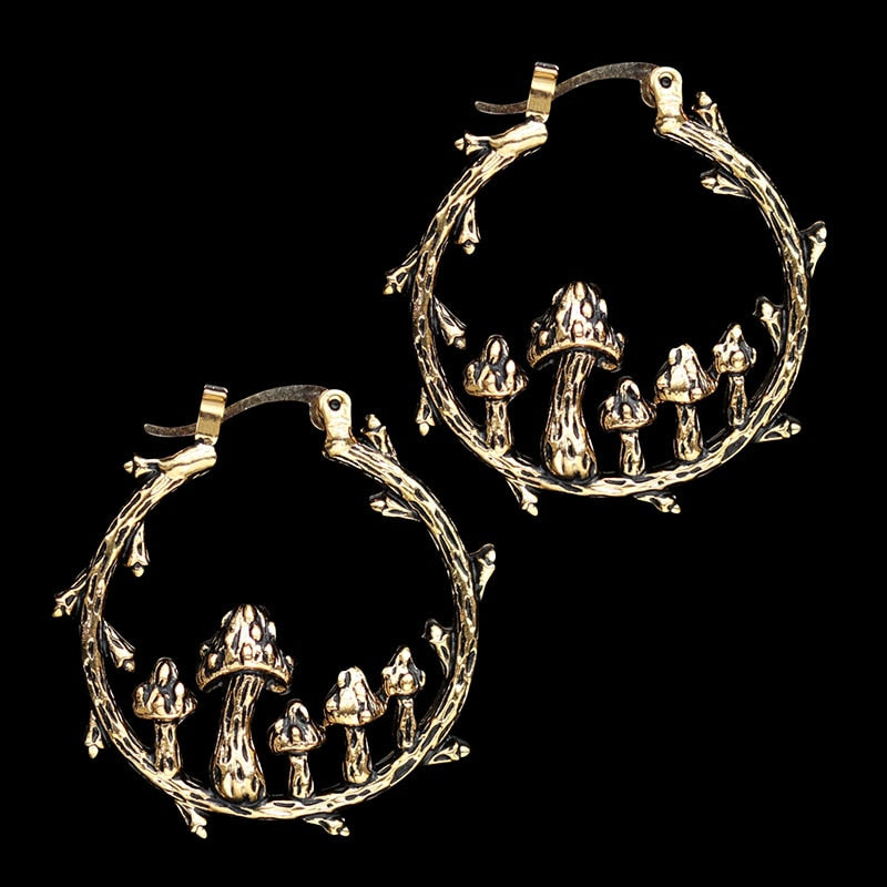 Funkadelic Metal Hoop Earrings - Top Boho