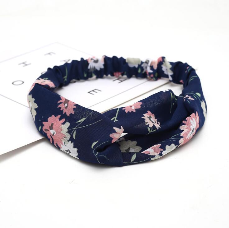 Boho Cross Knotted Bow Headband