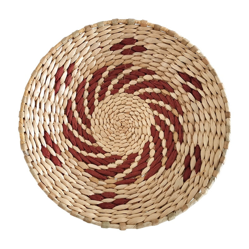Boho Nordic Woven Grass Wall Decoration