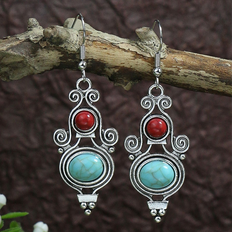 Boho Vintage Drop Earrings