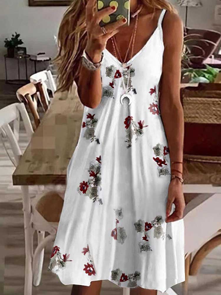 Boho Lose Sleeveless Summer Dress